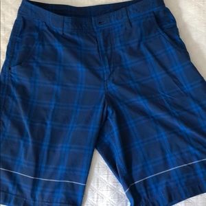 Size 32 blue lululemon athletica shorts